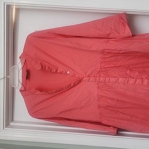 Pink Tuckernuck button front dress